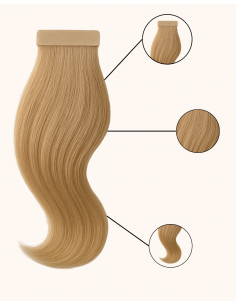 Extensii ReTape 16 Blond Bej 2