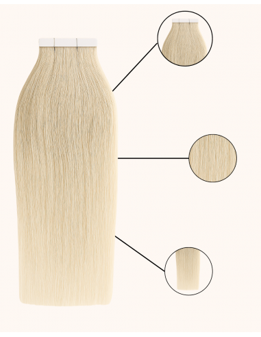 Extensii ReTape Blond Platinat 60