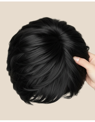 Topper pentru Alopecie Negru Intens Topper pentru Alopecie Negru Intens