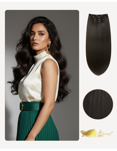 Extensii Clip-On Negru Natural 1B