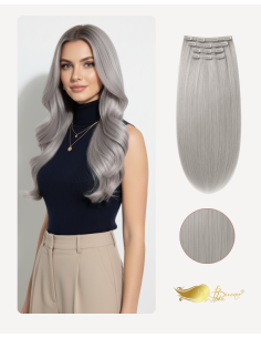 Extensii Clip-On Silver Blonde