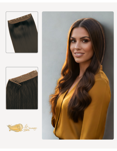 Extensii Tresă  Saten Inchis 2