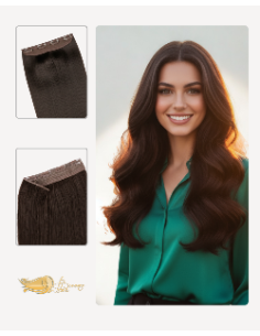 Extensii Tresă Șaten Inchis 3