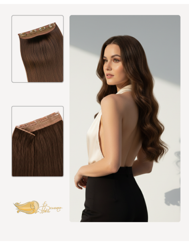 Extensii Tresă Castaniu Inchis 4