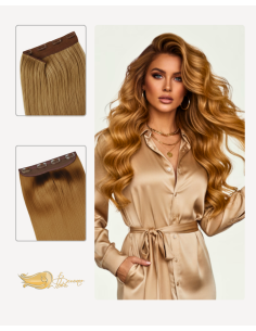 Extensii Tresă  Saten Auriu 12