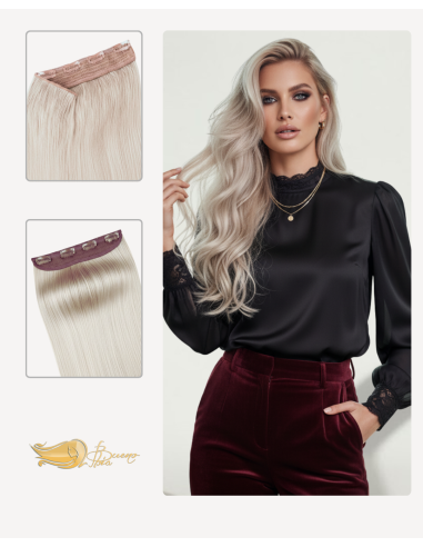 Extensii Tresă  Blond Platinum PLA