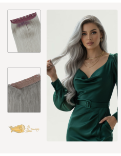 Extensii Tresă Silver Gray