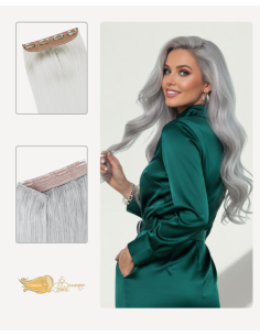 Extensii Tresă White Gray