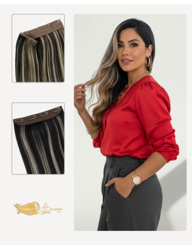 Extensii Tresă Balayage 1b-Pla