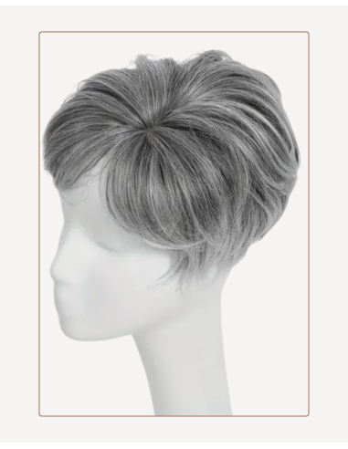Topper pentru Alopecie Negru Intens/Gray