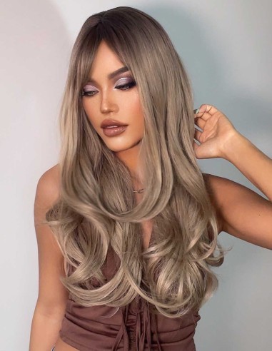 Peruca AMANI Ombre Saten Mediu/Blond...