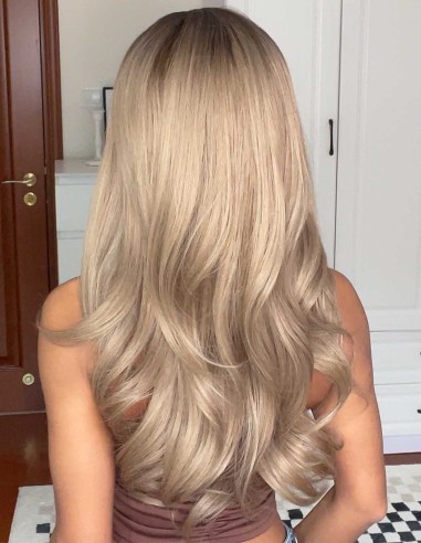 Peruca AMANI Ombre Saten Mediu/Blond...
