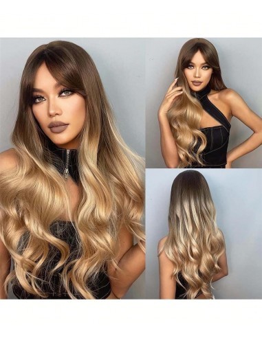 Peruca ANCA Ombre Saten Deschis/...