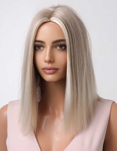 Peruca CYBILL Balayage White Blonde/...