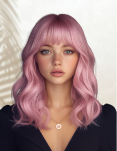 Peruca MEREDITH Pink