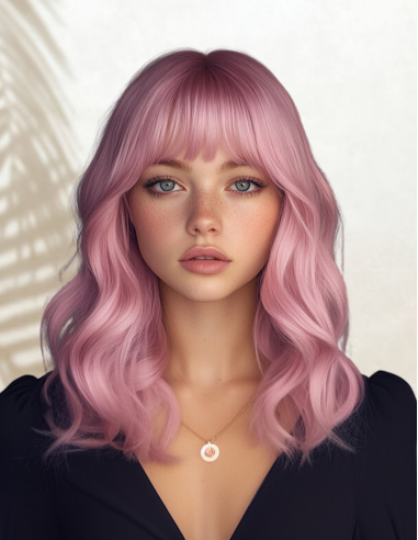 Peruca MEREDITH Pink