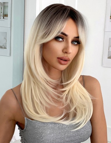 Peruca MING Ombre Blond Platinat