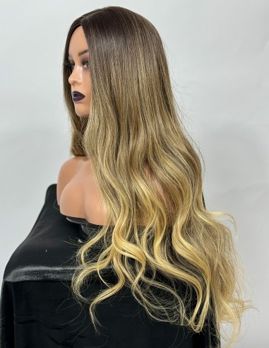 Peruca SERENA Ombre Saten Mediu/Blond...