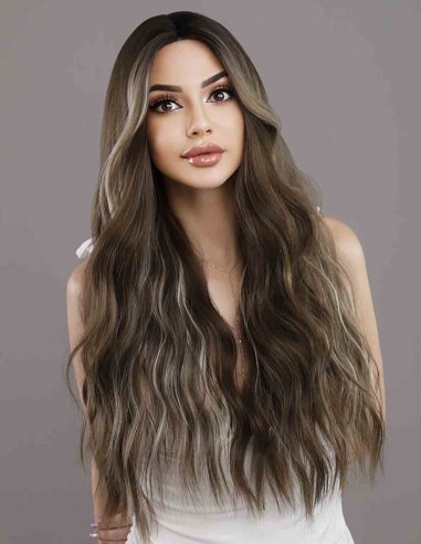 Peruca SIENNA Saten Mediu Suvitat