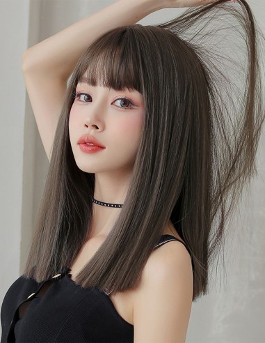 Peruca TIANA Saten Cenusiu