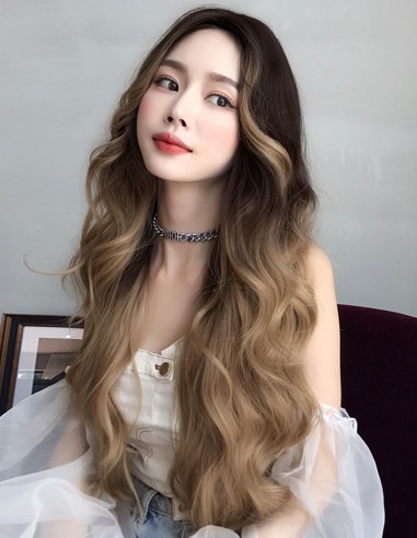 Peruca TYSA Ombre Saten Inchis/Blond...