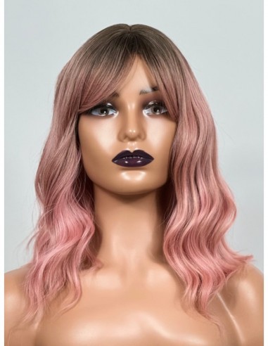 Peruca VICKY Ombre Negru Natural/Pink