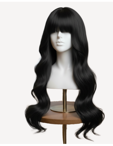 Peruca Naturala Luna Negru Intens