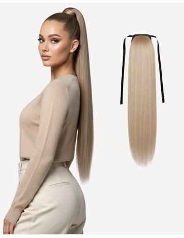 Coadă Păr Natural Blond Miere 18