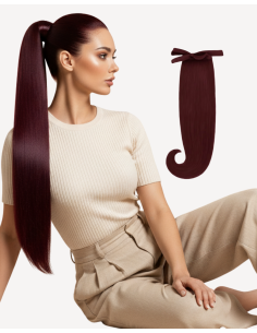 Coadă Păr Natural Mahon...