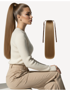 Coadă Păr Natural Saten...