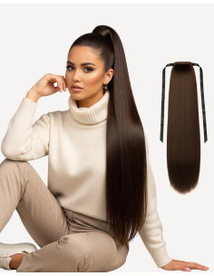 Coadă Păr Natural Saten...