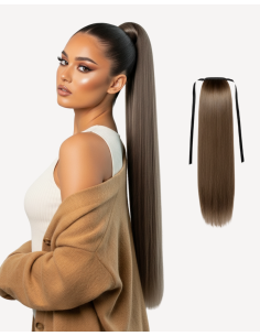 Coadă Păr Natural Saten...