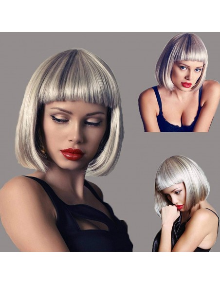 Peruca Naturala CHLOE Suvitat Castaniu/Blond Cenusiu