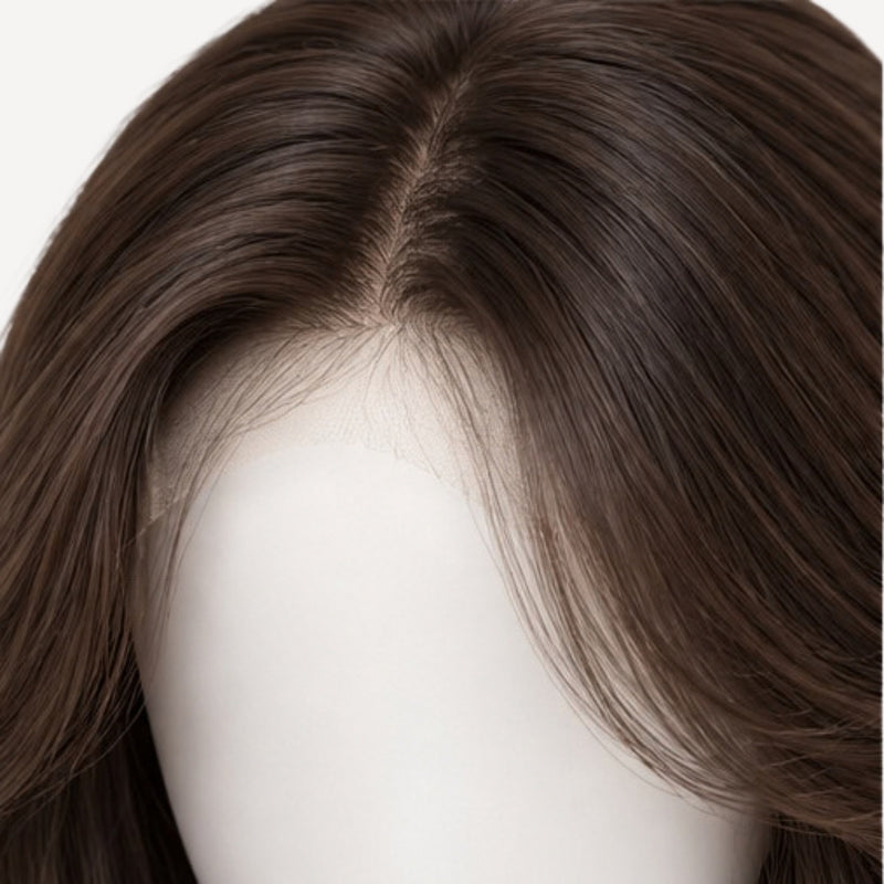 Detaliu Front Lace - Șaten Ciocolată 75 cm BuenoBia