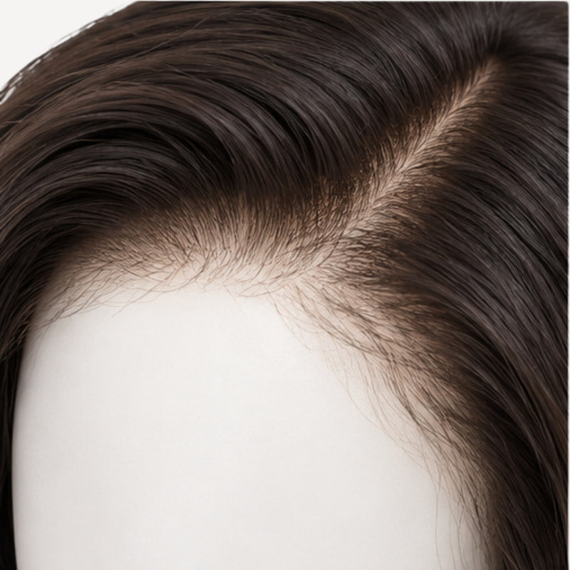 Detaliu Front Lace - Șaten Închis Natural 45 cm BuenoBia
