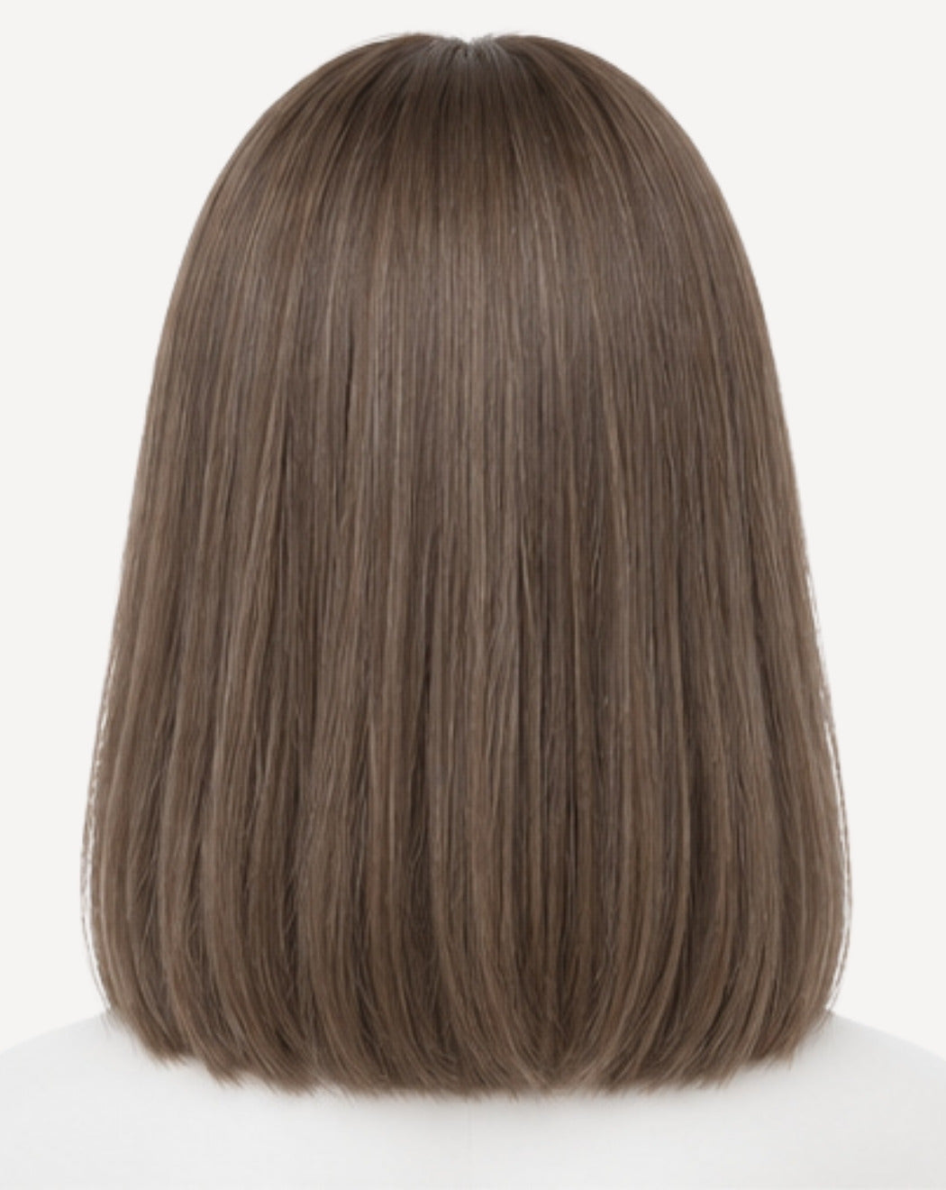 Perucă profesională Front Lace păr natural Șaten Deschis 40 cm BuenoBia