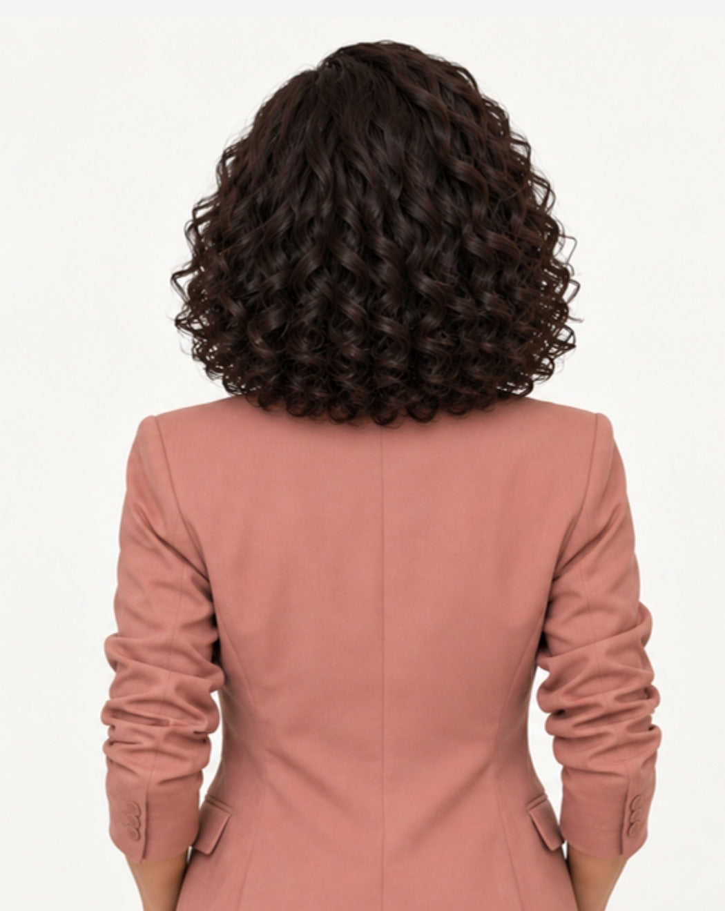 Perucă profesională Front Lace păr natural Brunet Natural 40 cm BuenoBia