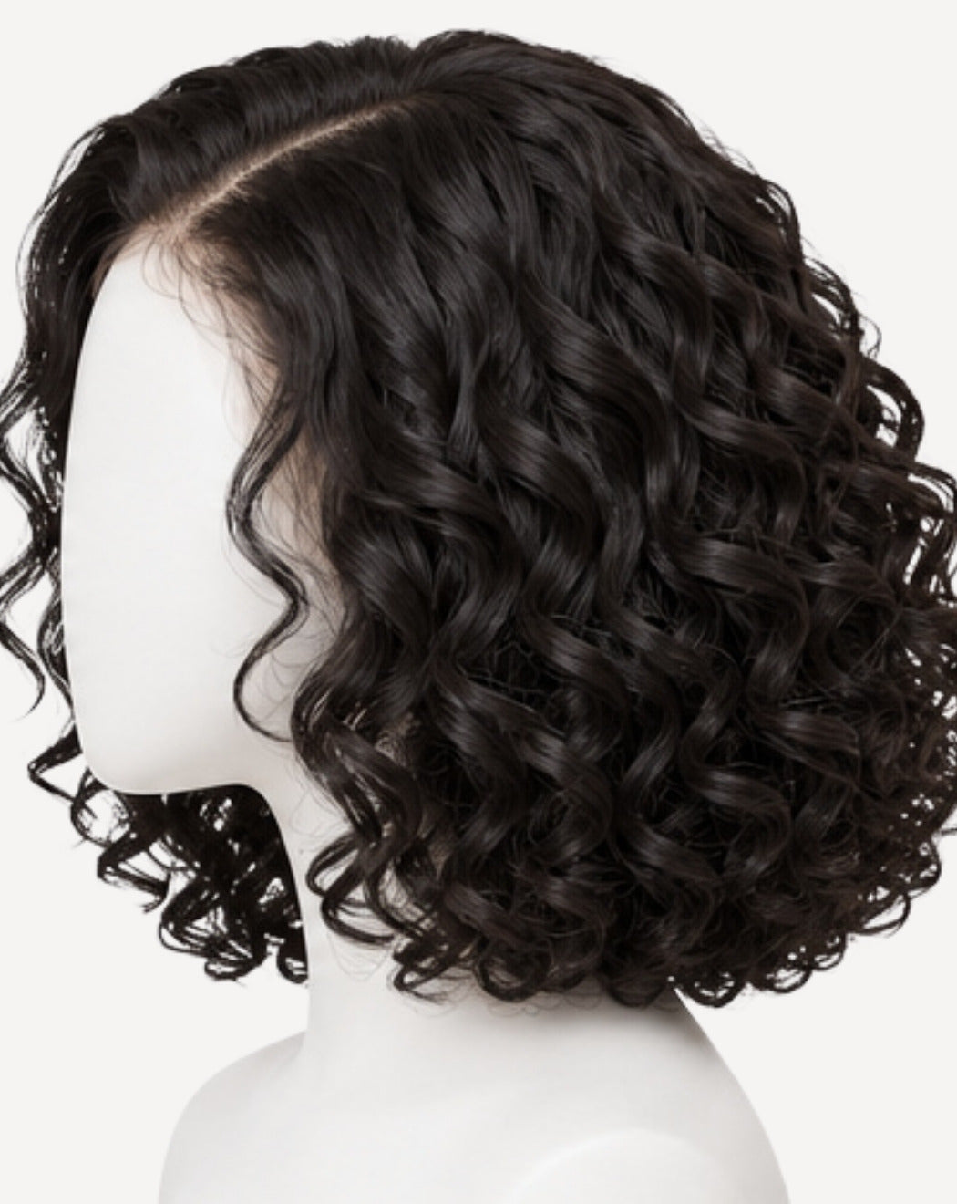 Perucă profesională Front Lace păr natural Brunet Natural 40 cm BuenoBia