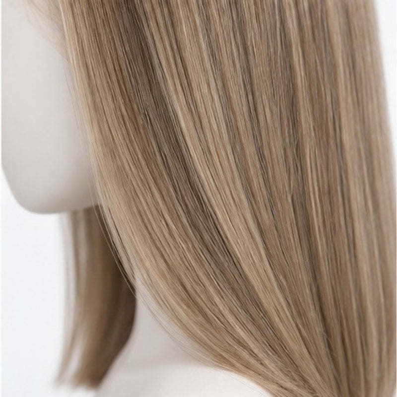 Detaliu lateral - Blond Bej Cenușiu 45 cm BuenoBia