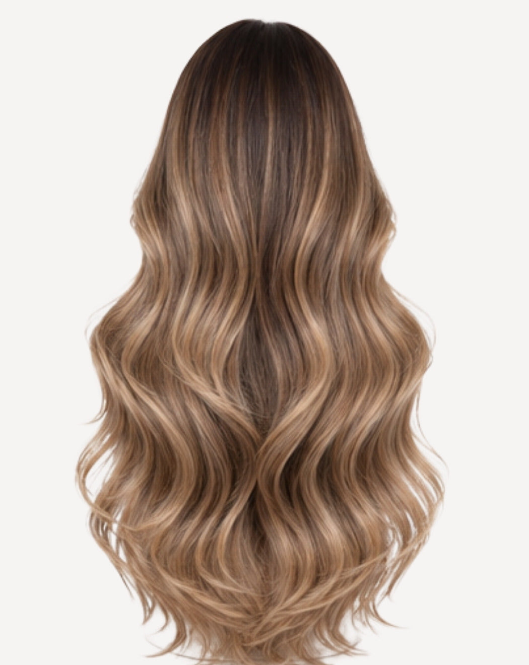 Balayage Blond cu Rădăcină Închisă 70 cm - Perucă Front Lace BuenoBia
