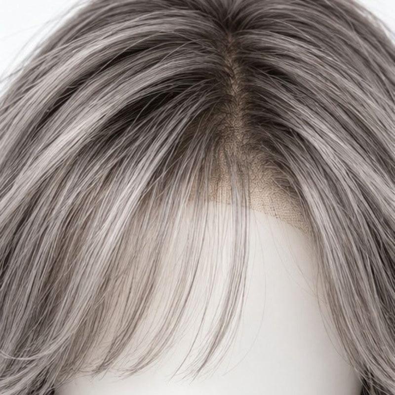 Detaliu Front Lace - Blond Cenușiu 45 cm BuenoBia