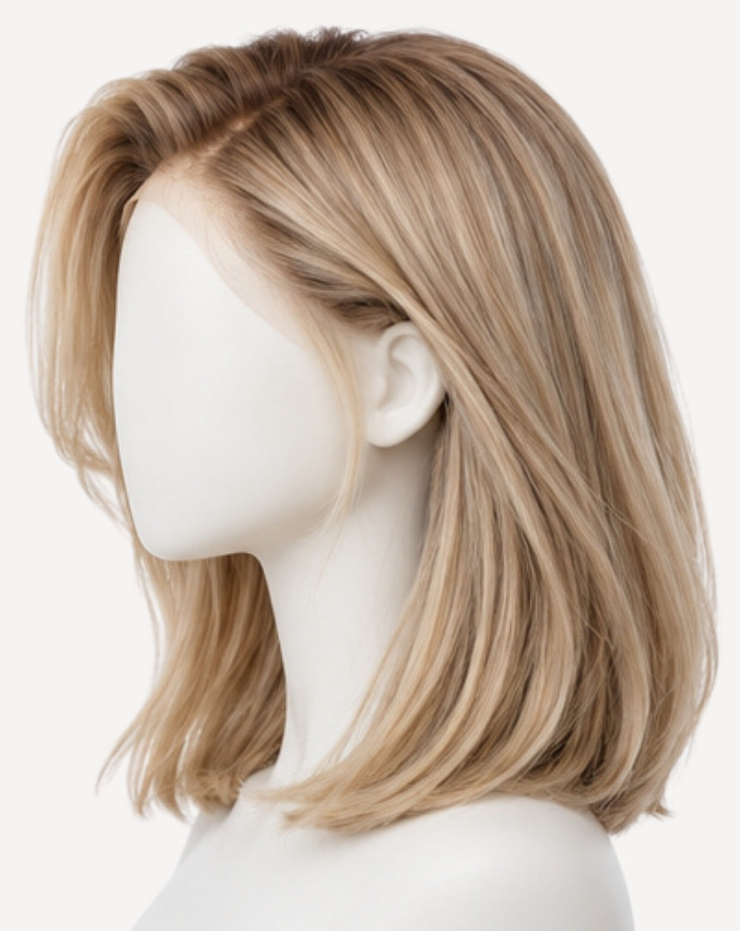 Blond Bej 45 cm - Perucă Front Lace BuenoBia