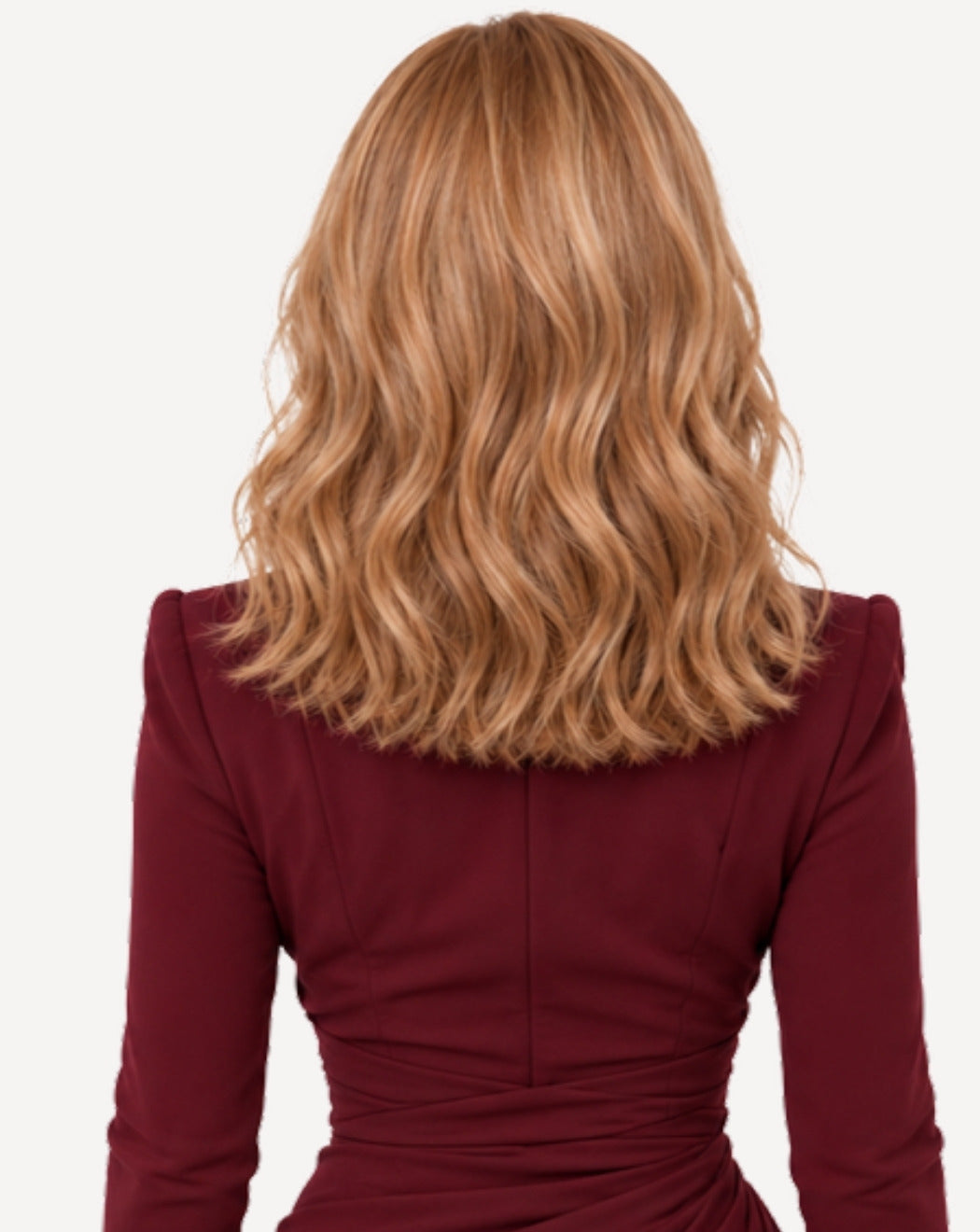Blond Miere 45 cm - Perucă Front Lace BuenoBia