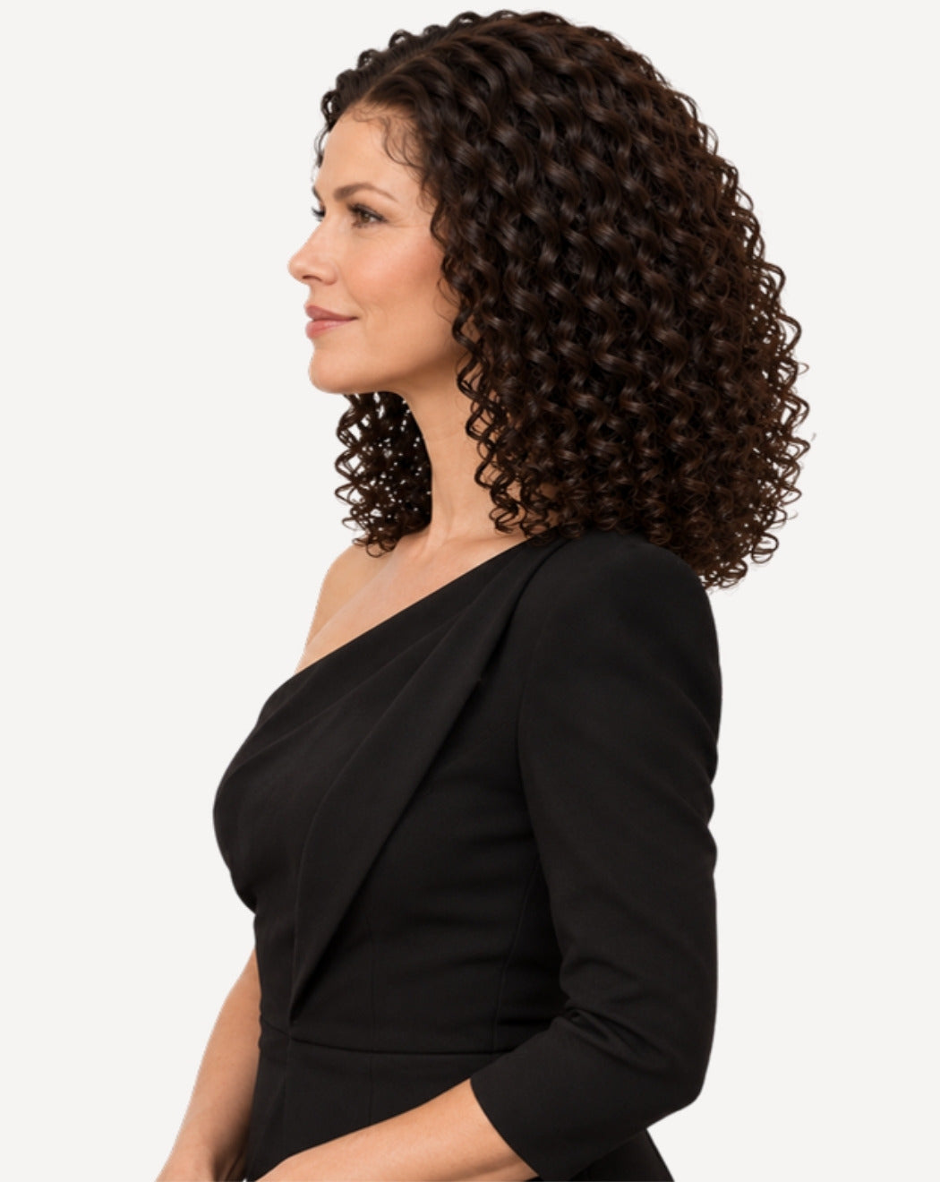 Brunet Ciocolată 45 cm - Perucă Front Lace BuenoBia