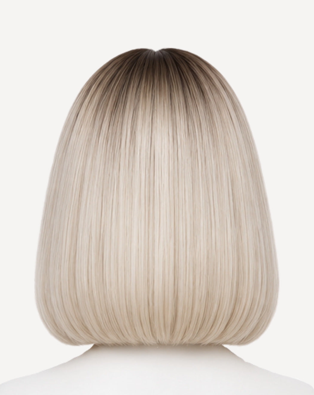 Blond Platinat cu Rădăcină 35 cm - Perucă Front Lace BuenoBia