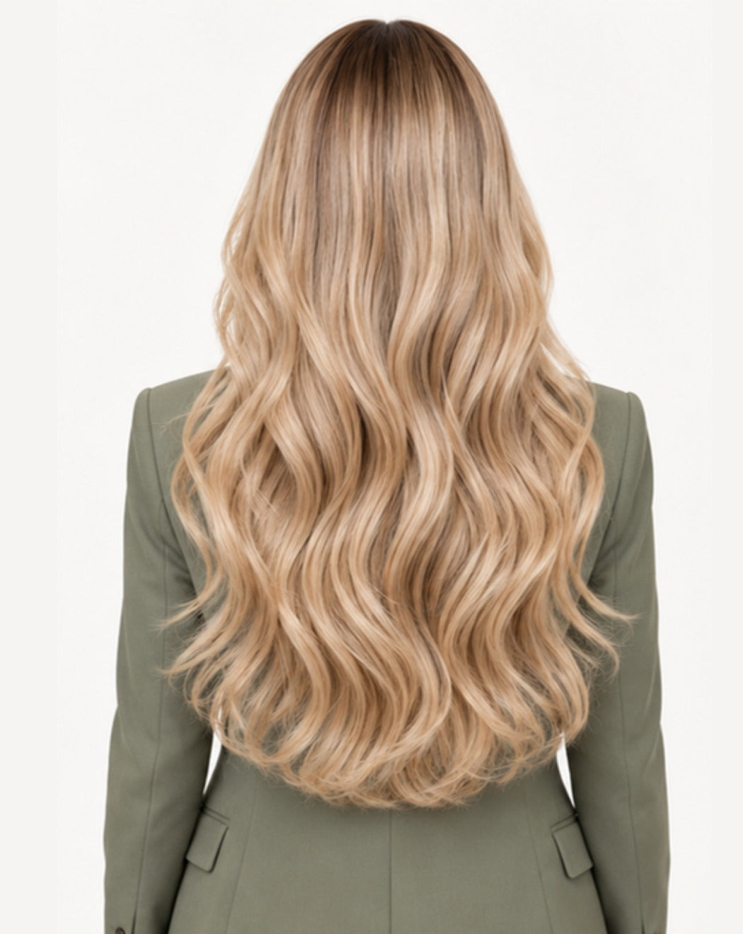 Balayage Blond Bej 75 cm - Perucă Front Lace BuenoBia