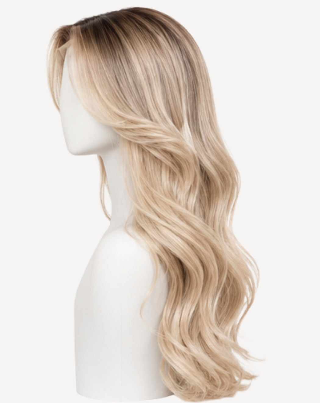 Balayage Blond Bej 75 cm - Perucă Front Lace BuenoBia