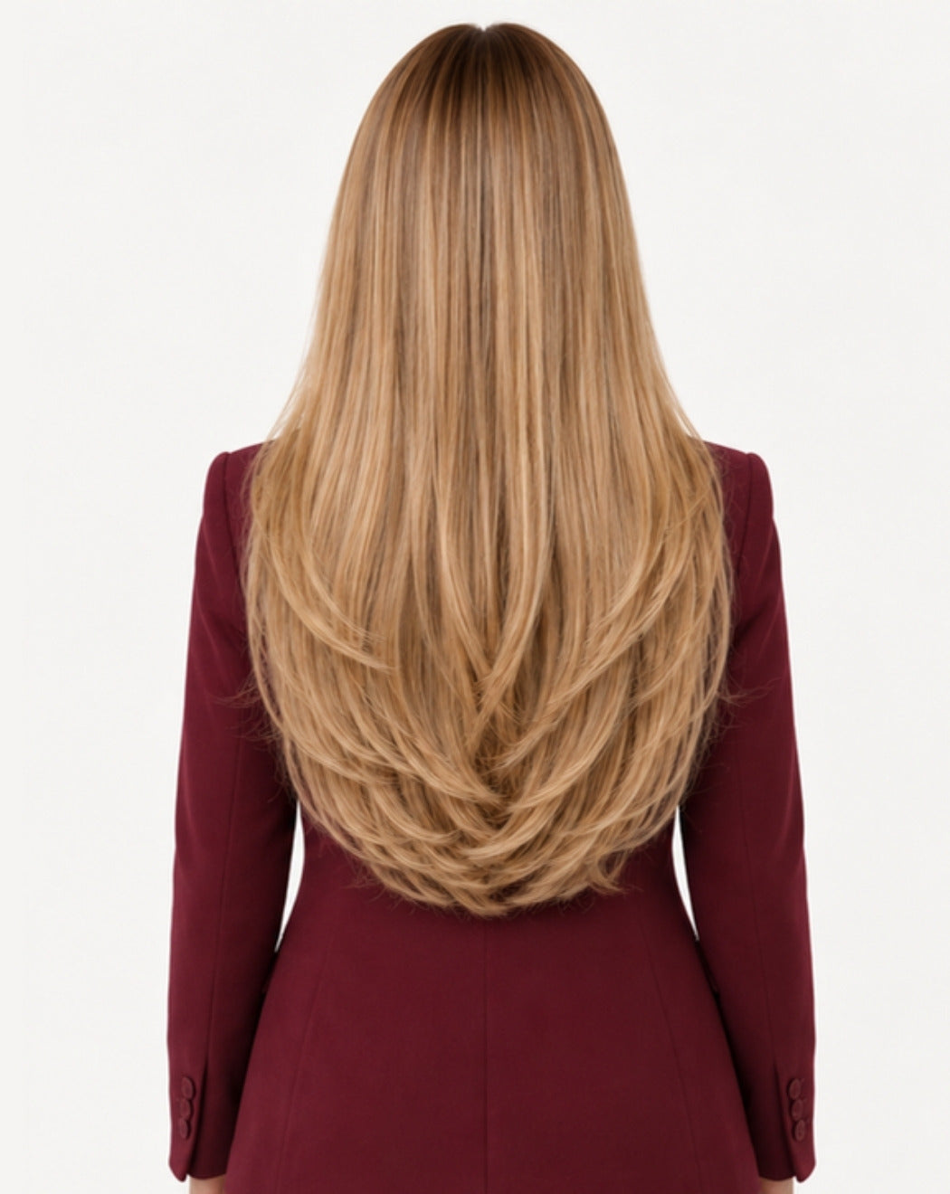 Blond Auriu 80 cm - Perucă Front Lace BuenoBia