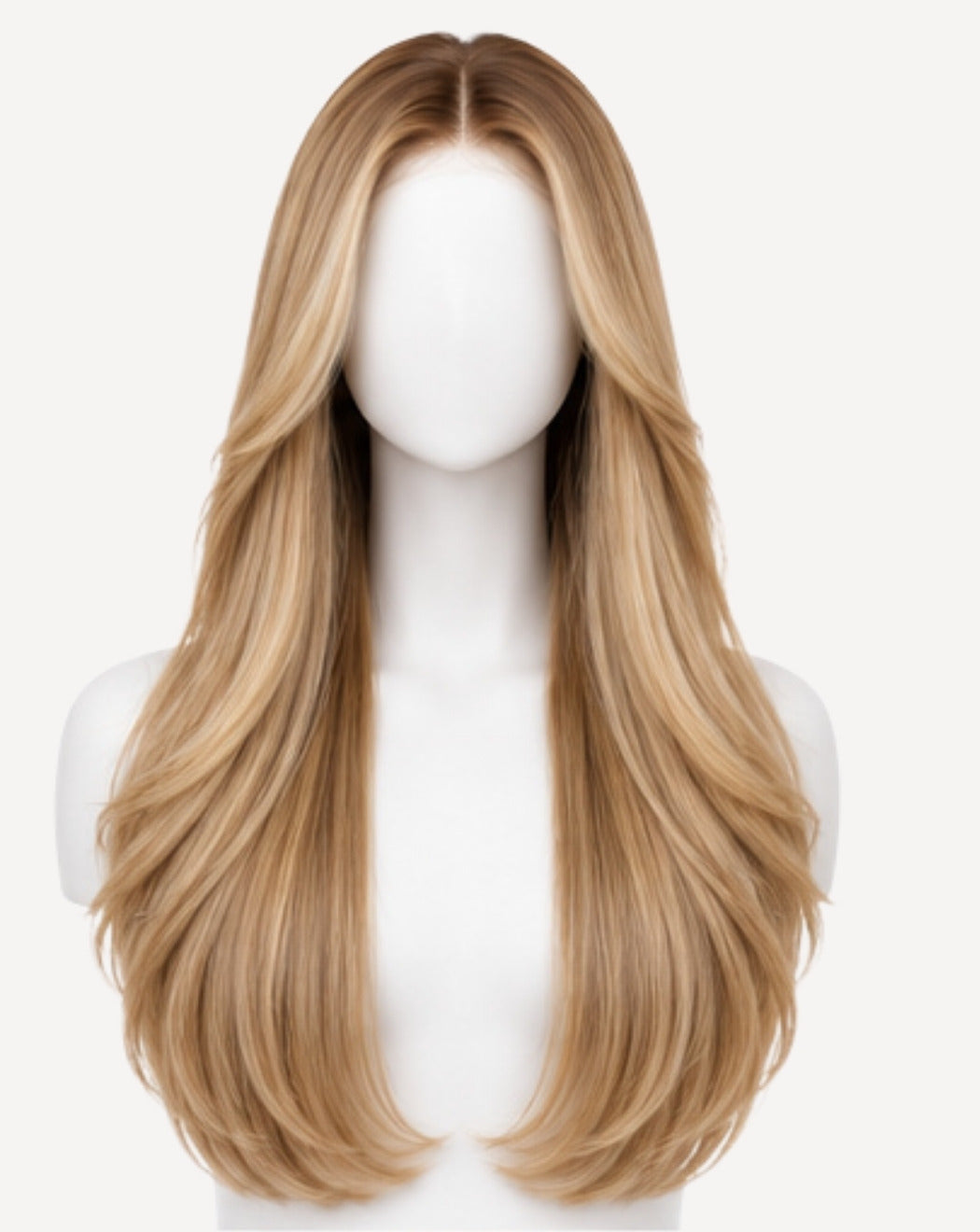 Blond Auriu 80 cm - Perucă Front Lace BuenoBia
