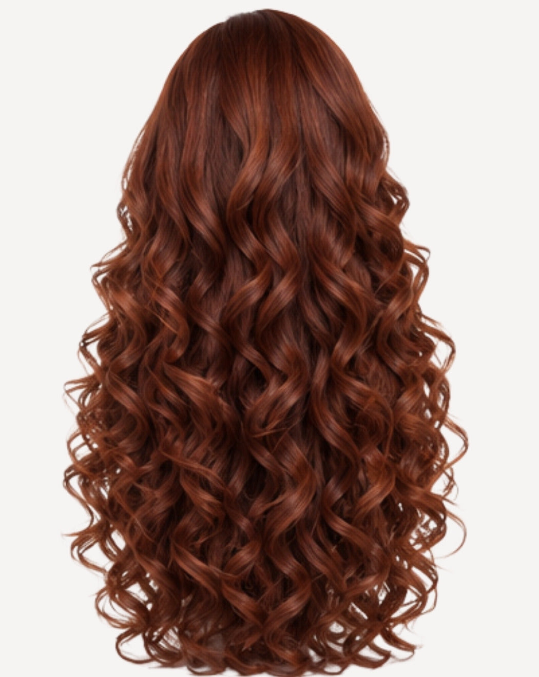 Roșcat Arămiu Intens 80 cm - Perucă Front Lace BuenoBia